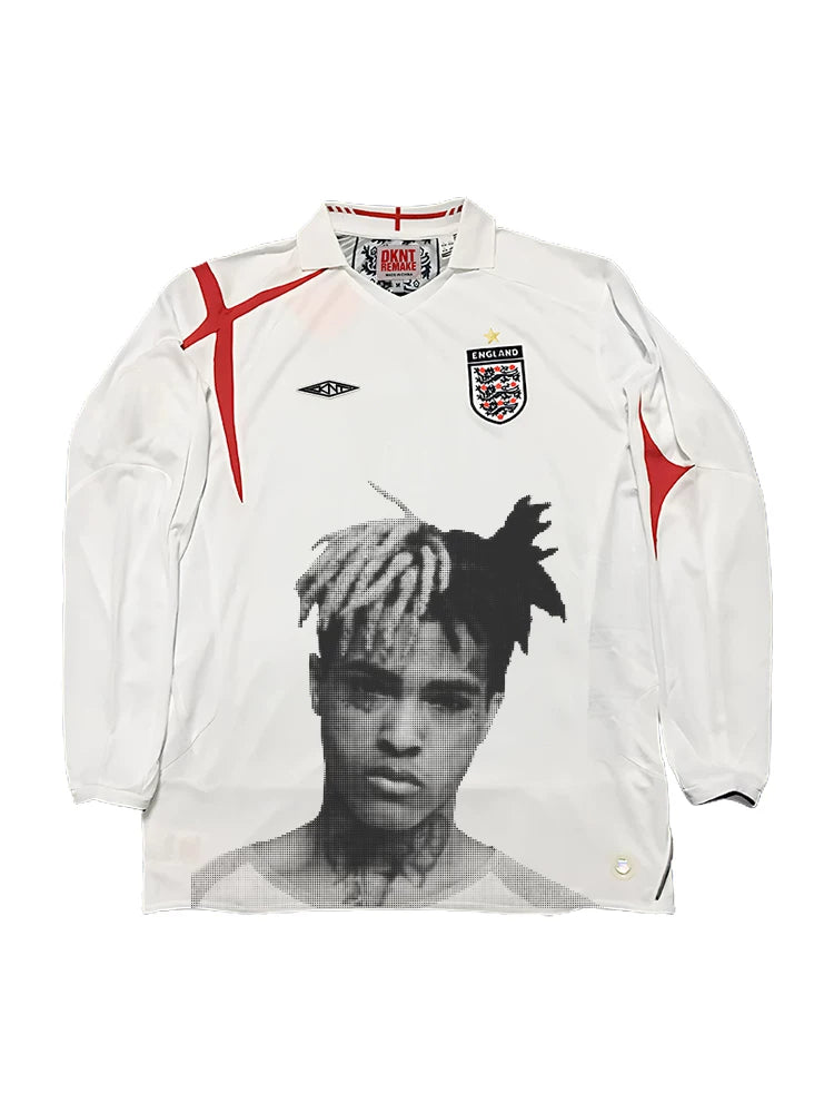 Unisex Rapper Graphic Remake Football Jersey Short-Sleeve T-Shirt