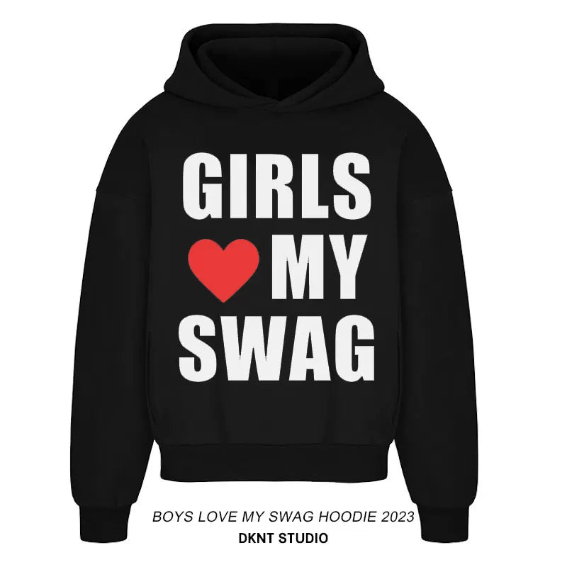 Unisex American Y2K Hip-Hop Rap Fleece Pullover Hoodie