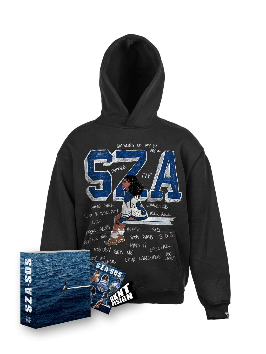 Unisex SZA SOS Album Graphic Pure Cotton Hoodie