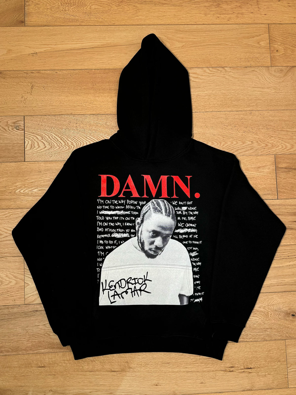 Unisex DAMN Album Fleece Pullover Hoodie