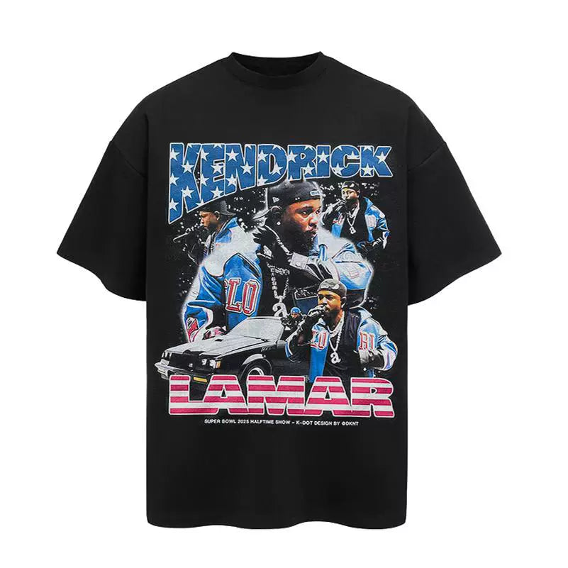 Unisex Kendrick Lamar Super Bowl Heavyweight Cotton T-Shirt