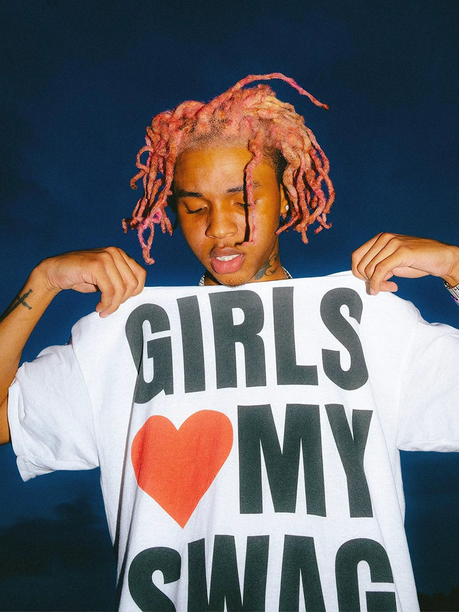 Unisex Girls Love My SWAG Hip-Hop Cotton T-Shirt