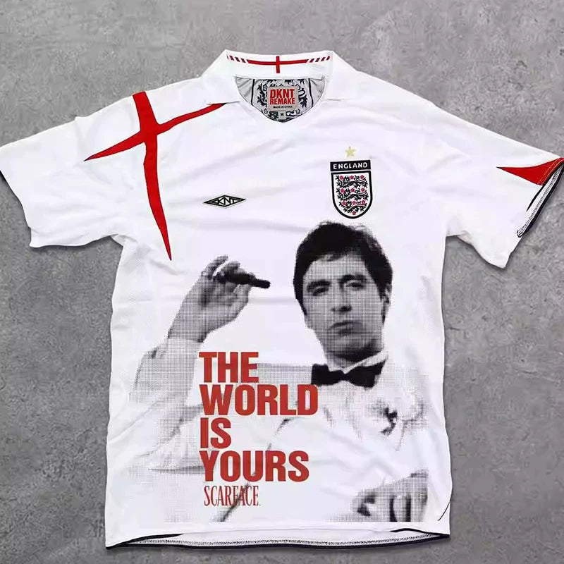 Unisex Scarface Portrait Cotton Short Sleeve T-Shirt