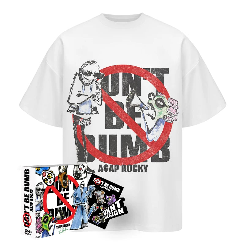 Unisex DONT BE DUMB A$AP ROCKY Heavyweight Cotton T-Shirt