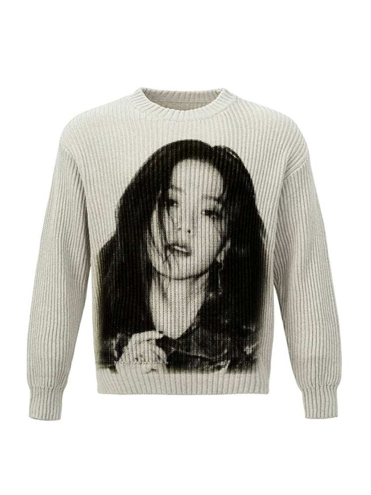 Unisex BLACKPINK Pure Cotton Knitted Retro Sweater