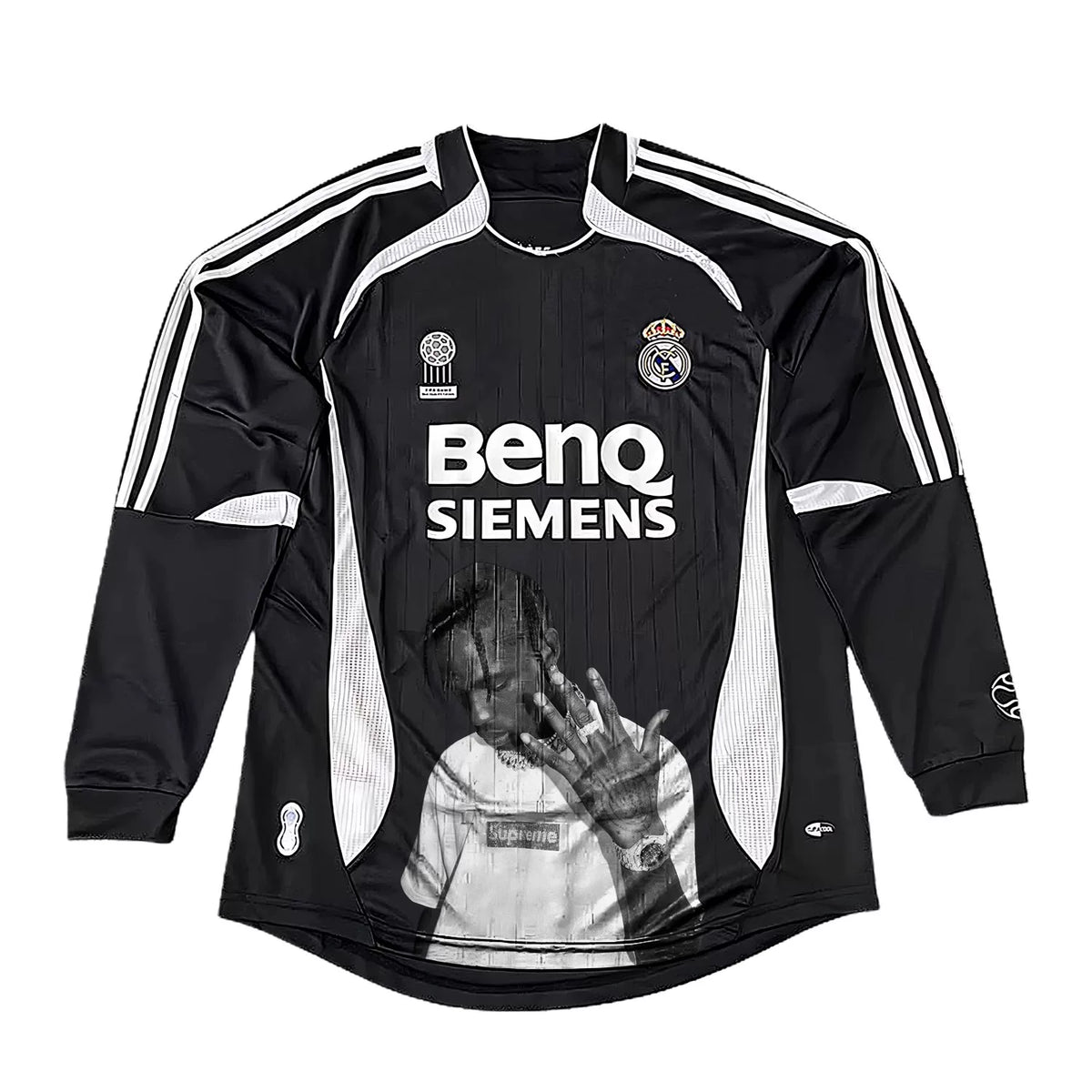 Unisex Retro Blokecore Long-Sleeve Football Jersey