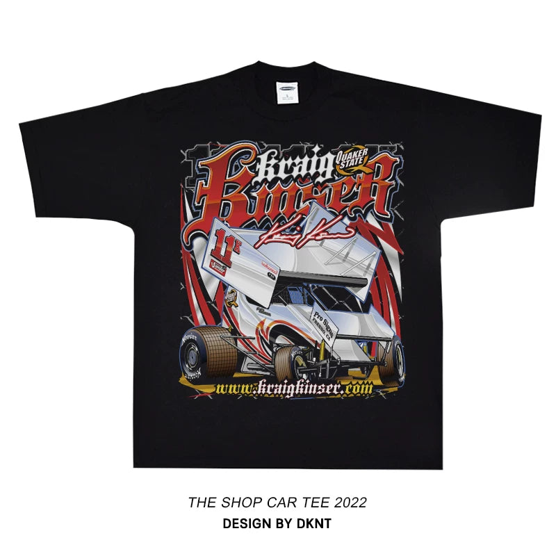 Unisex Racing Car Hip-Hop Oversize Short-Sleeve T-Shirt