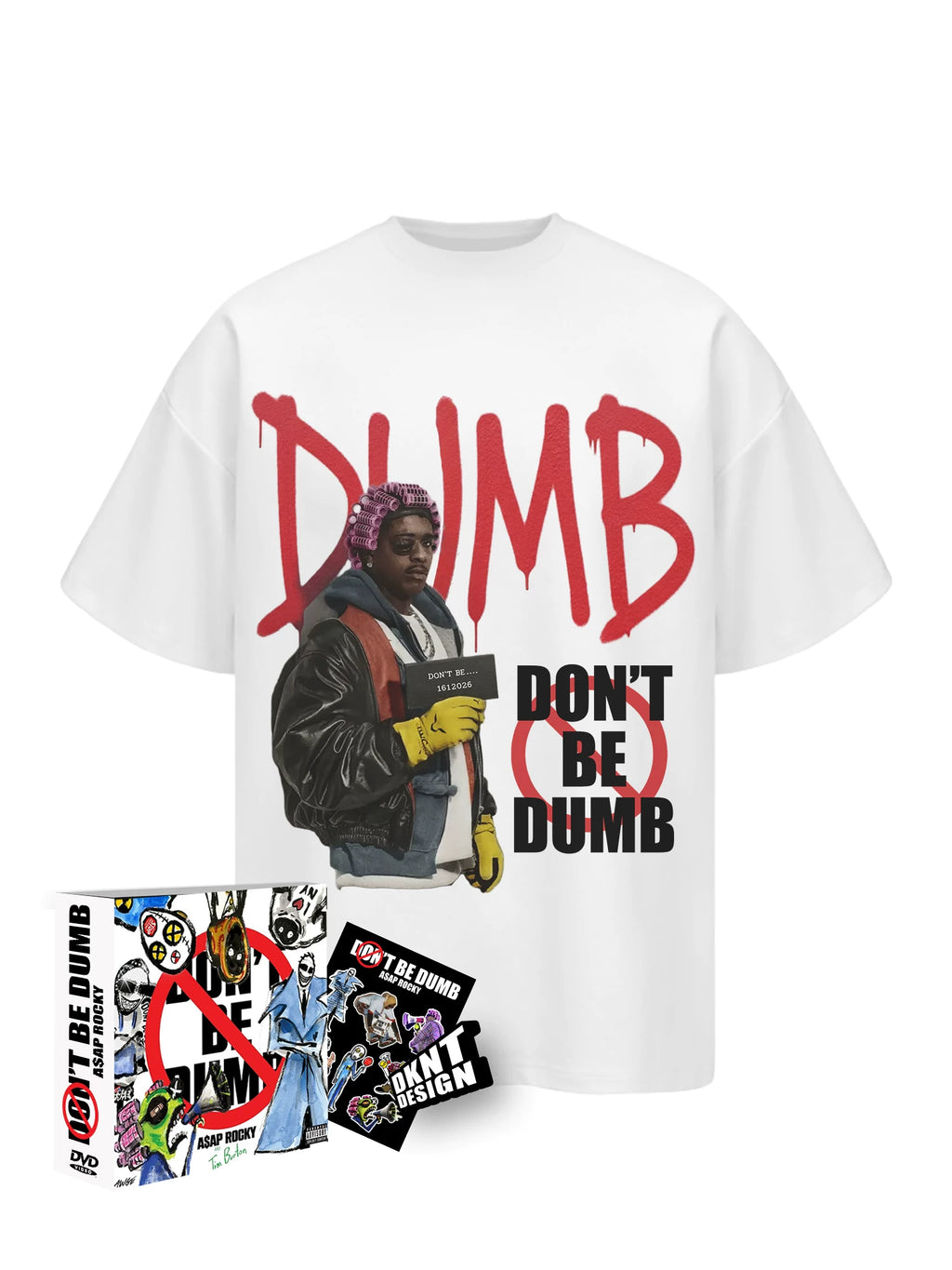 Unisex DONT BE DUMB A$AP ROCKY Heavyweight Cotton T-Shirt