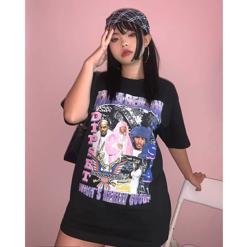 Unisex Dipset Killa Season Hip-Hop Cotton T-Shirt