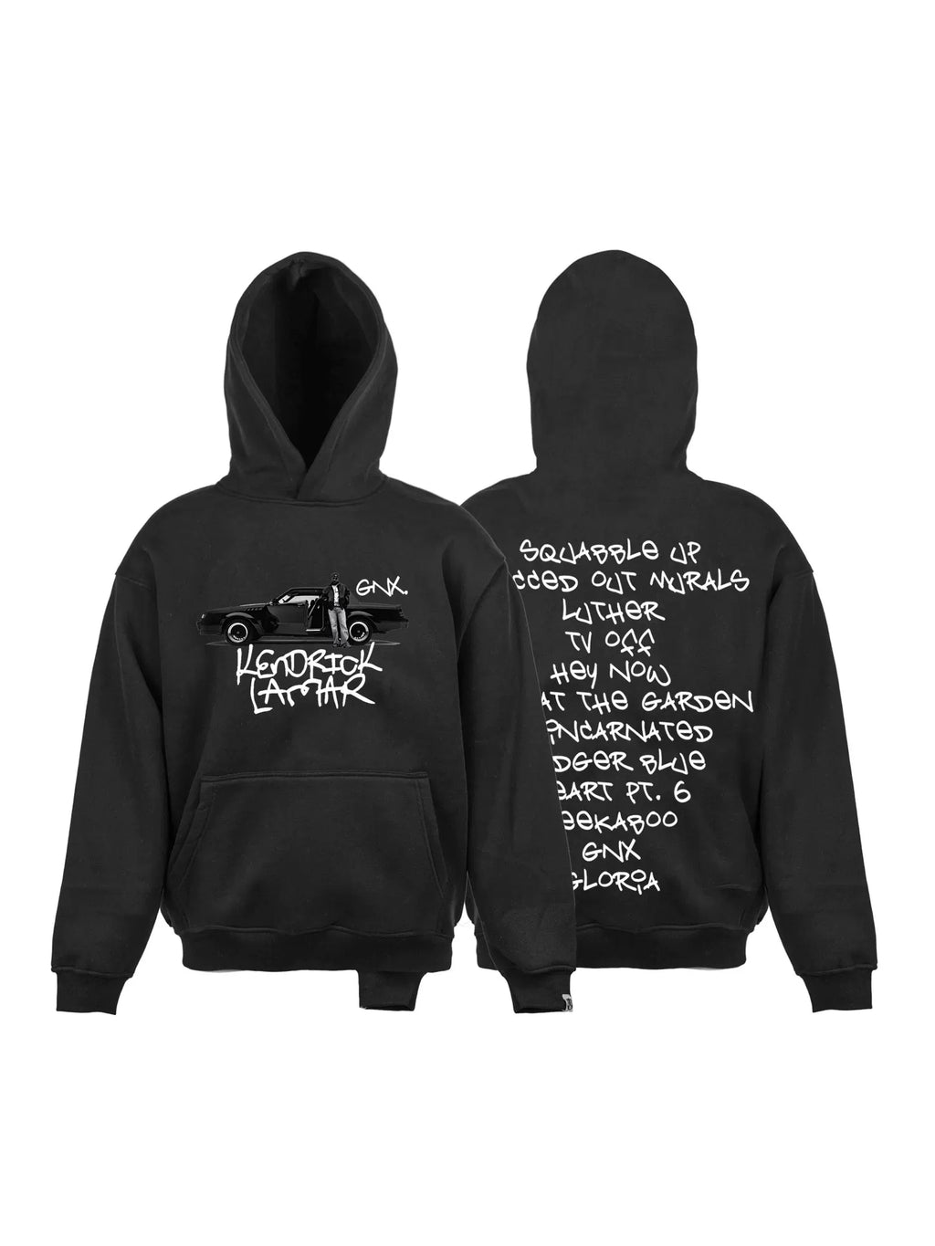 Unisex Kendrick Lamar GNX SZA Graffiti Fleece Hoodie