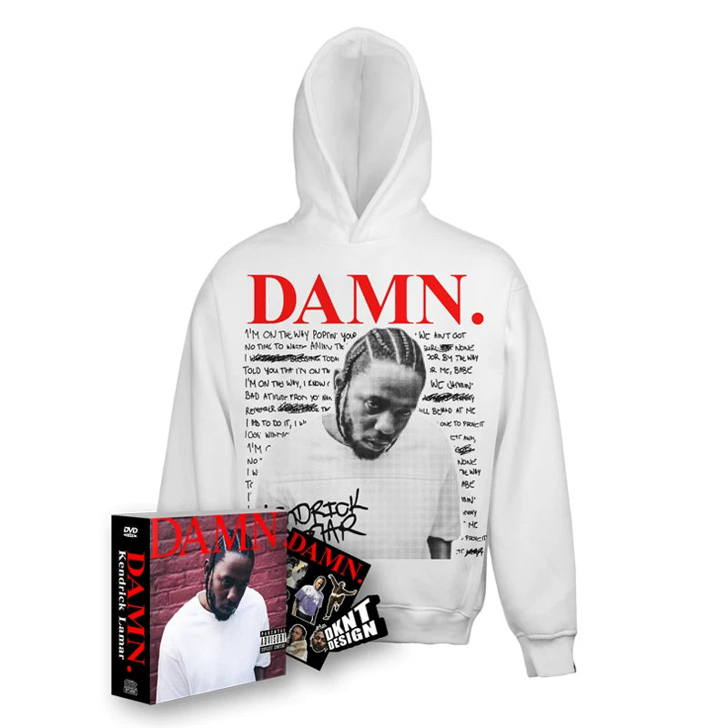 Unisex DAMN Album Fleece Pullover Hoodie