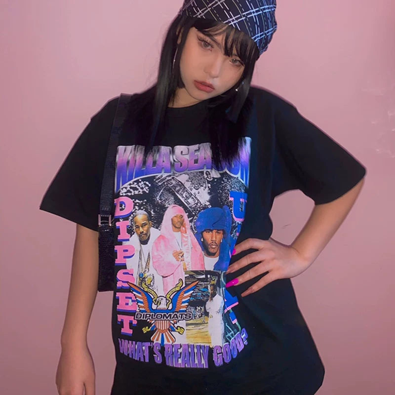 Unisex Dipset Killa Season Hip-Hop Cotton T-Shirt