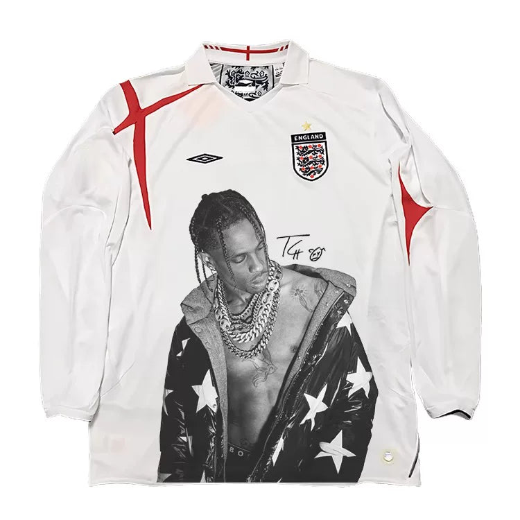 Unisex Retro Blokecore Long-Sleeve Football Jersey