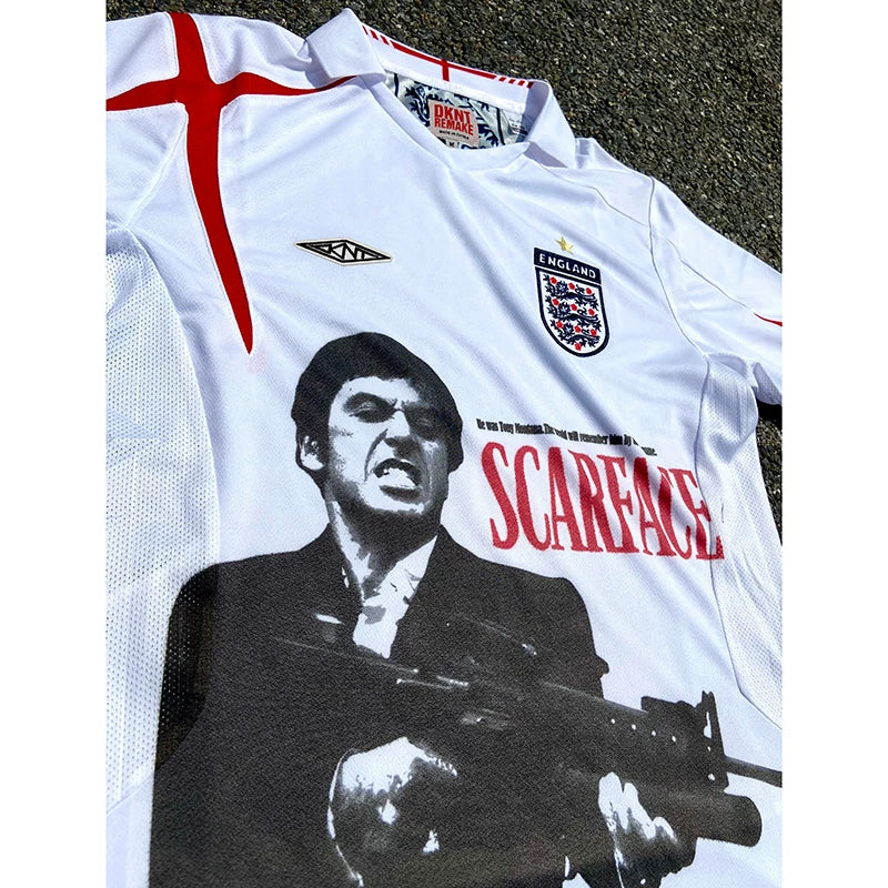 Unisex Scarface Portrait Cotton Short Sleeve T-Shirt