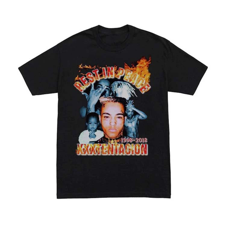 Unisex Hip Hop Vintage Heavyweight Cotton T-Shirt