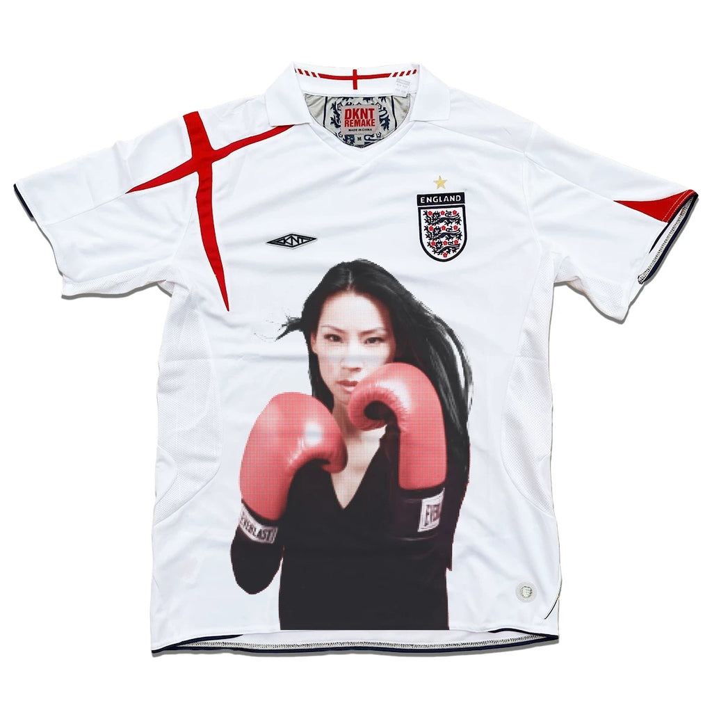 Unisex Lucy Liu Portrait Retro Blokecore Jersey