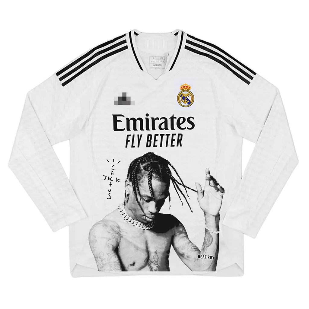Unisex Retro Blokecore Long-Sleeve Football Jersey
