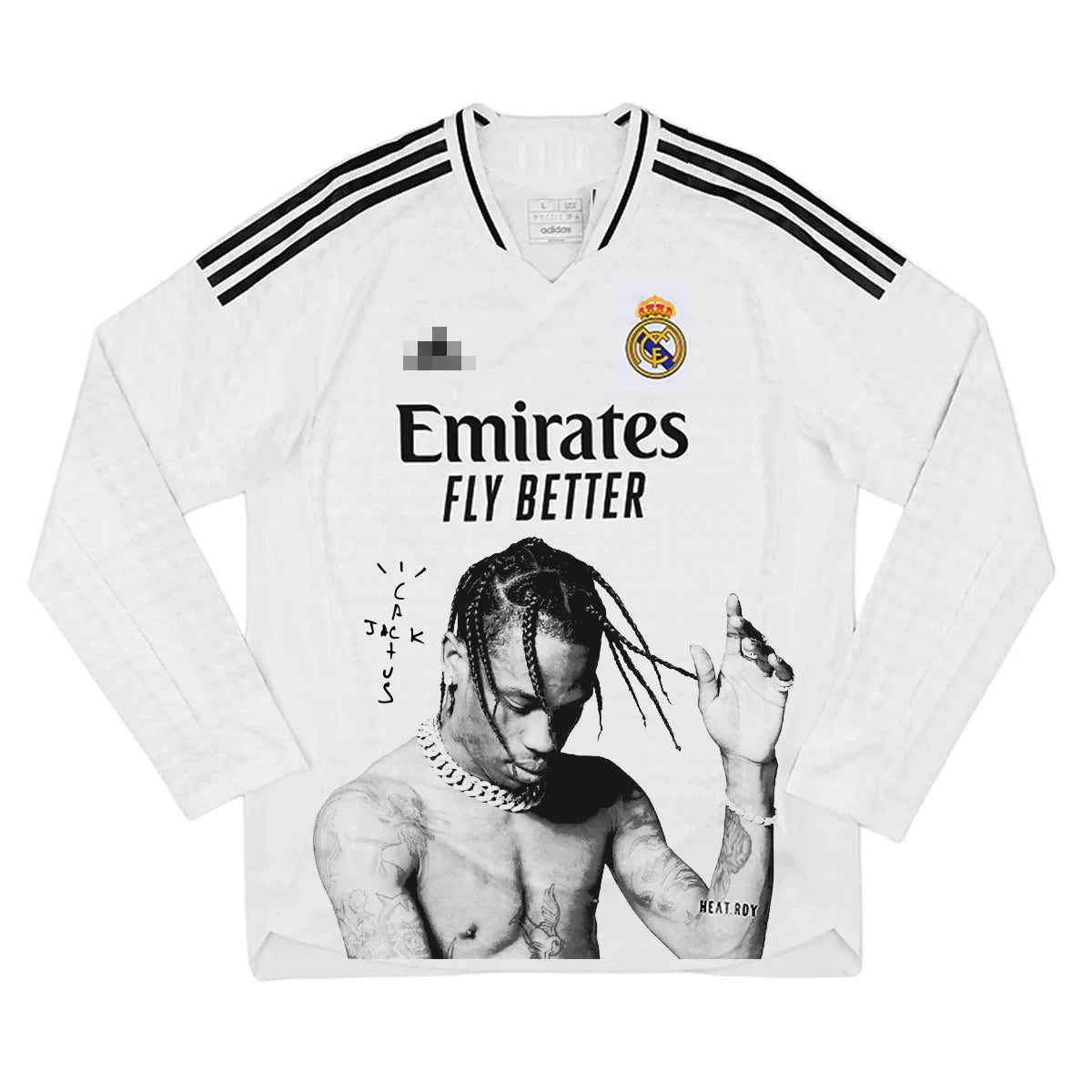 Unisex Retro Blokecore Long-Sleeve Football Jersey