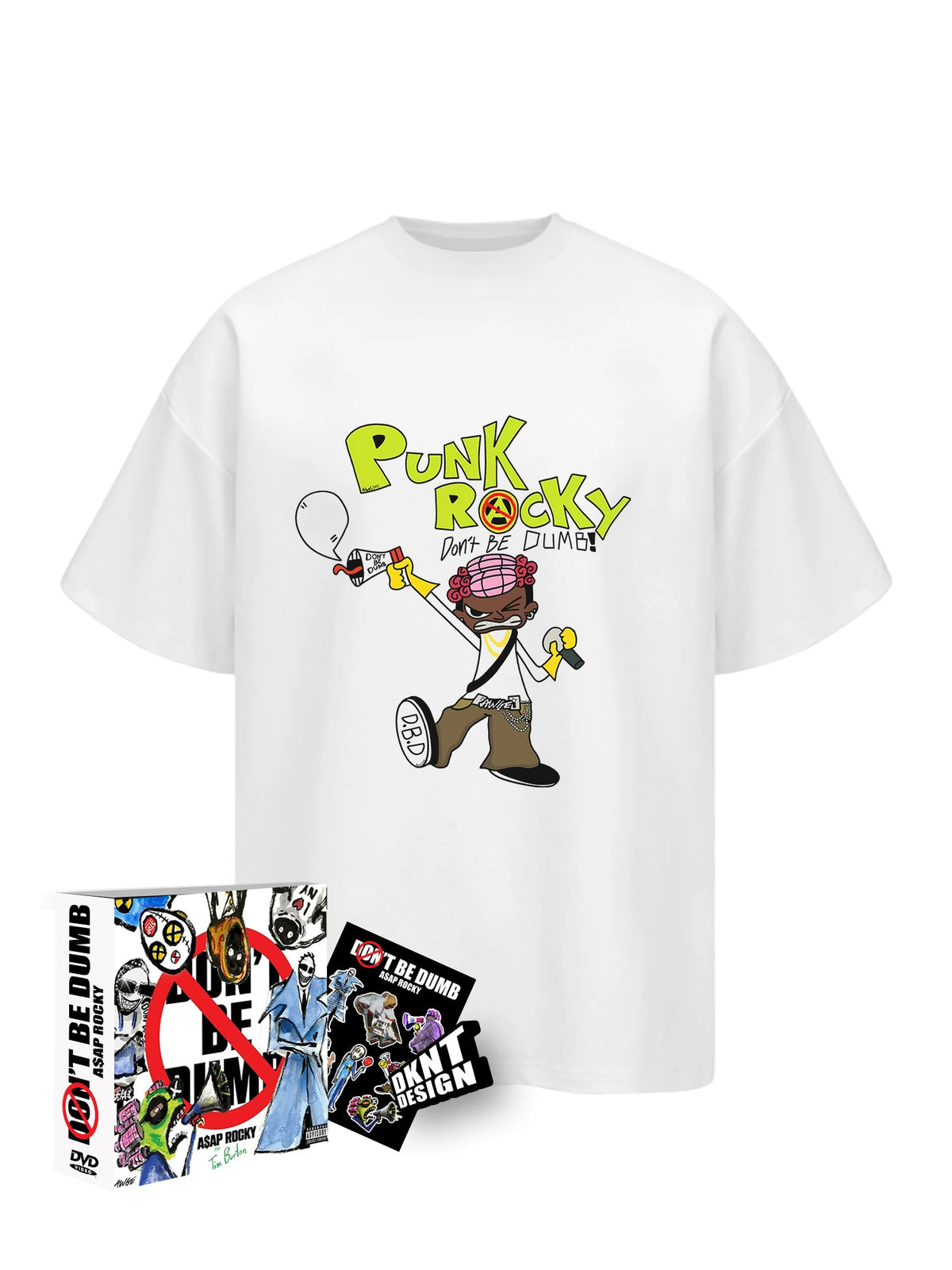 Unisex DONT BE DUMB A$AP ROCKY Heavyweight Cotton T-Shirt