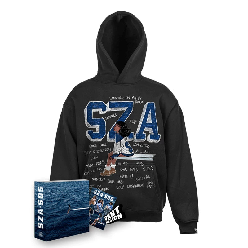 Unisex SZA SOS Album Graphic Pure Cotton Hoodie