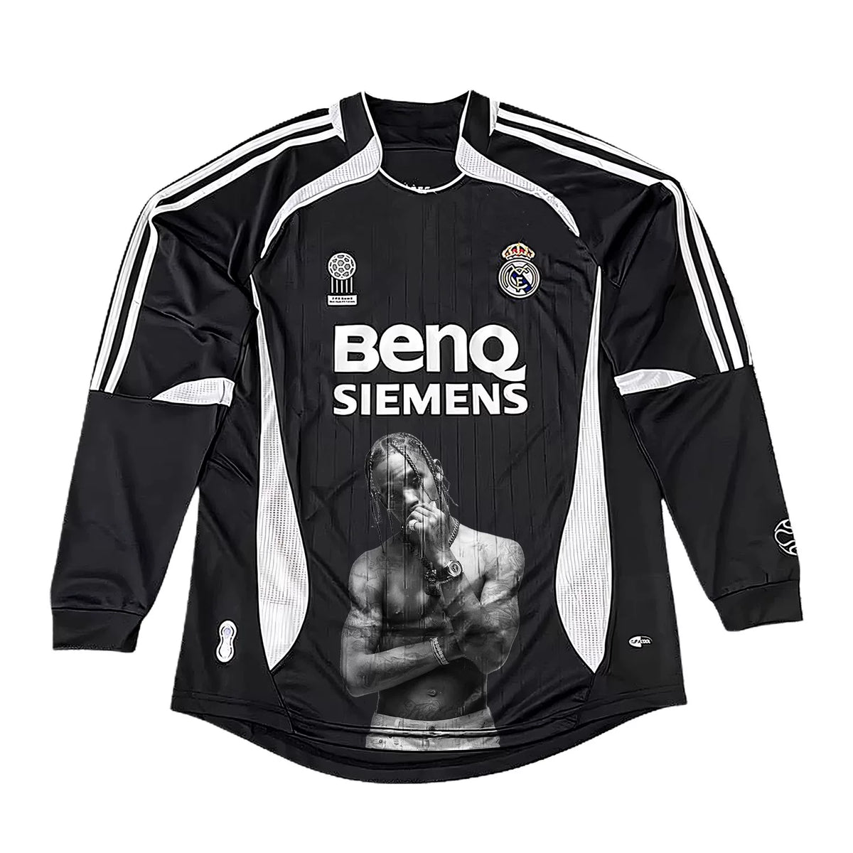 Unisex Retro Blokecore Long-Sleeve Football Jersey