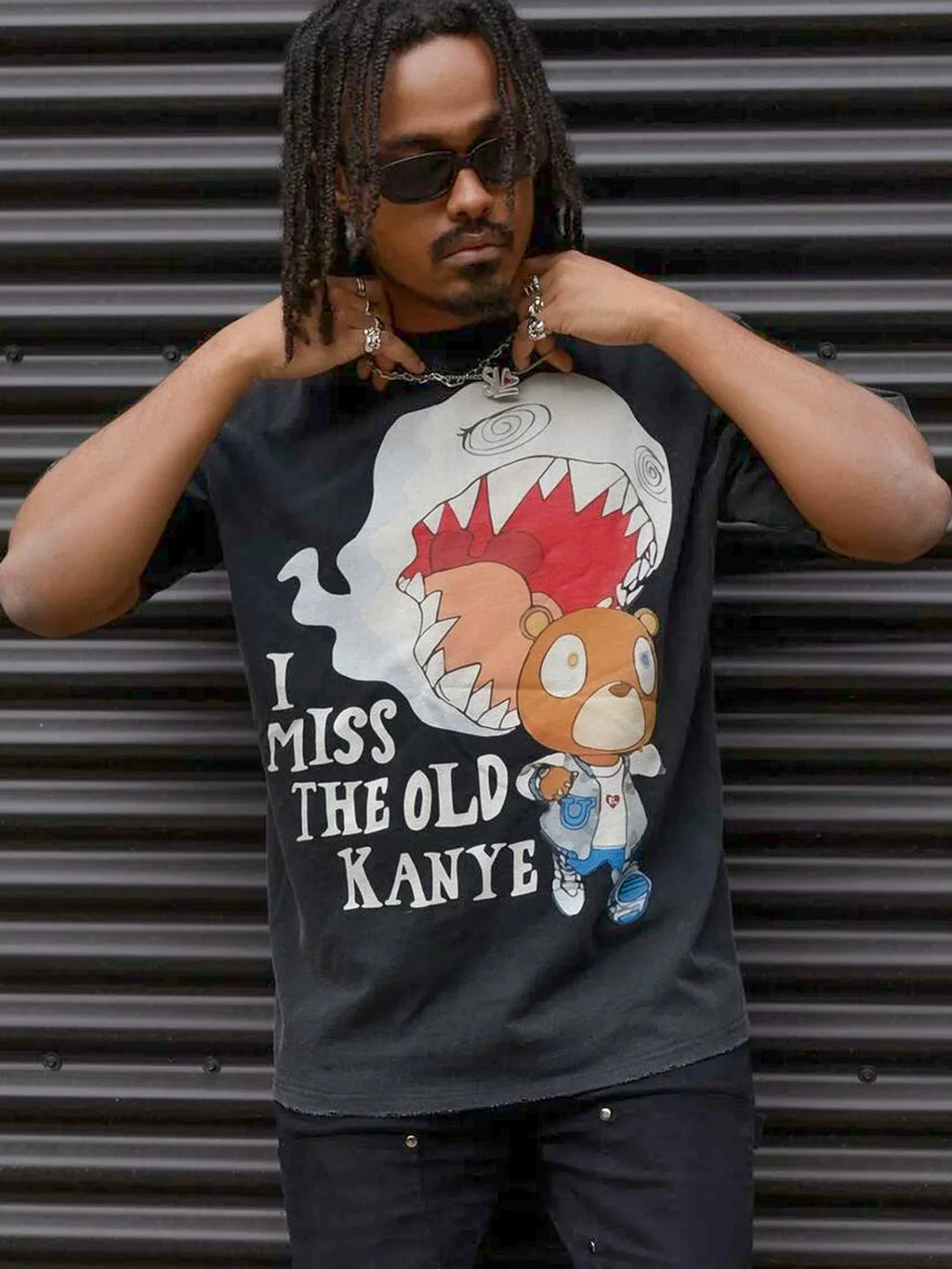 Unisex Kanye Graduation Streetwear Oversize Short-Sleeve T-Shirt