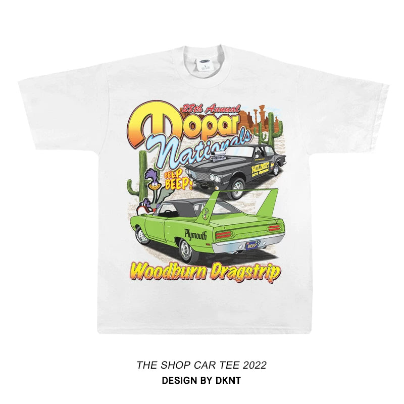 Unisex Racing Car Hip-Hop Oversize Short-Sleeve T-Shirt