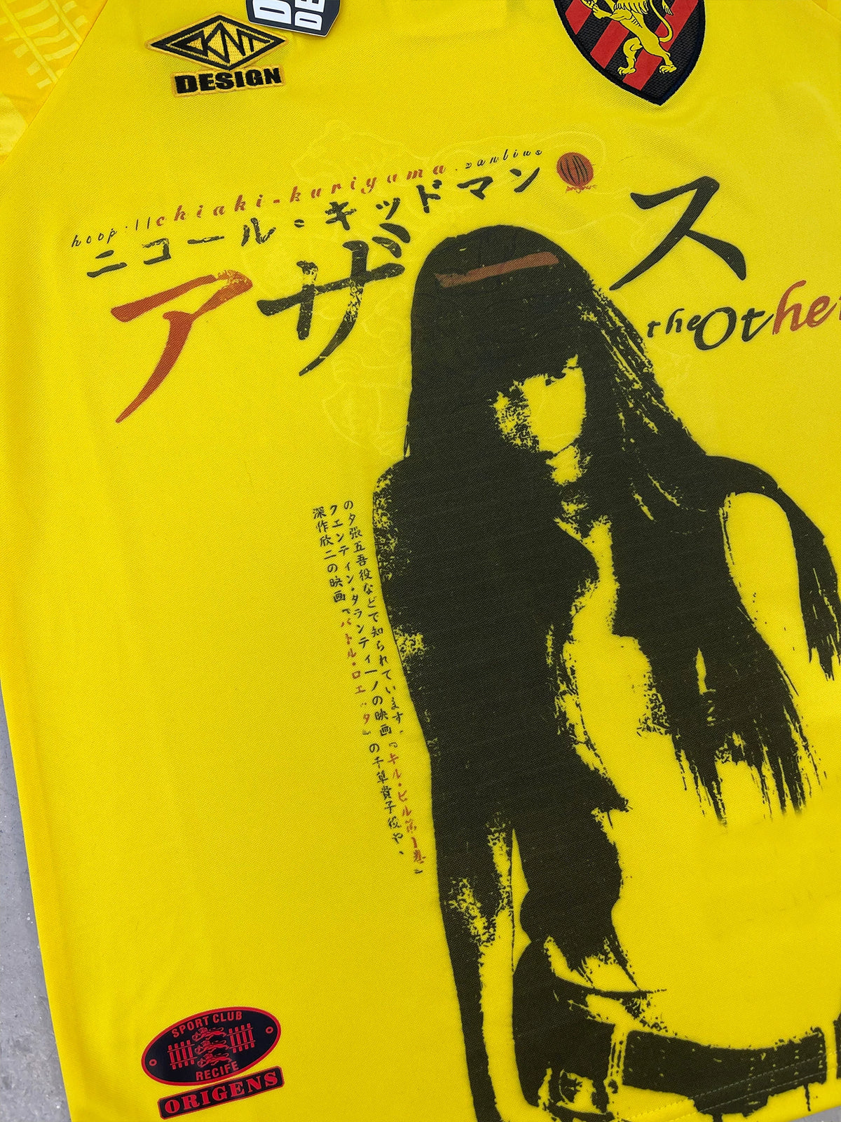 Unisex Hip-Hop Football Jersey Short-Sleeve T-Shirt Yellow