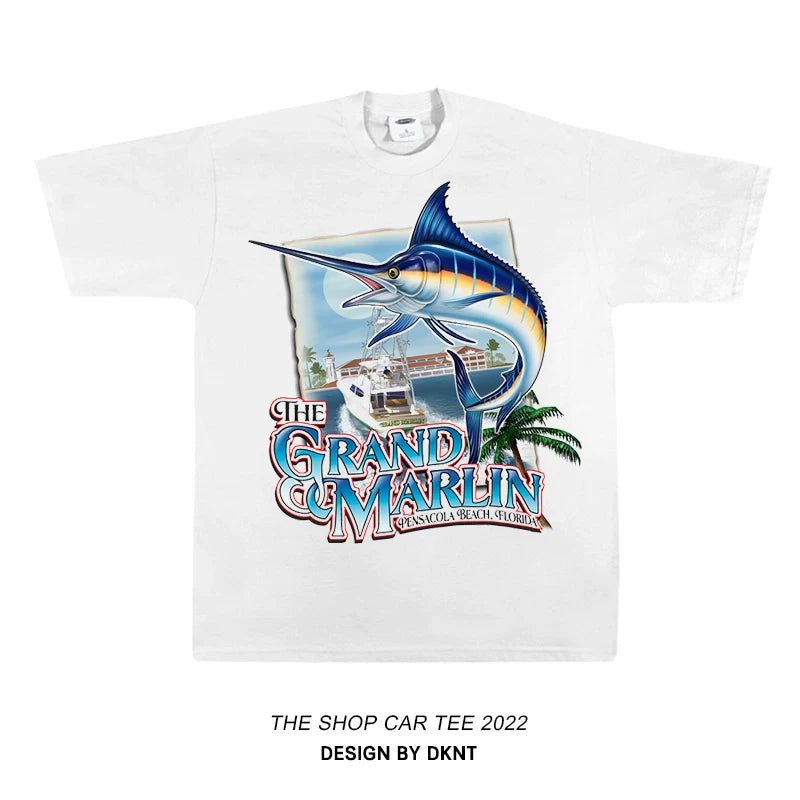 Unisex Racing Car Hip-Hop Oversize Short-Sleeve T-Shirt