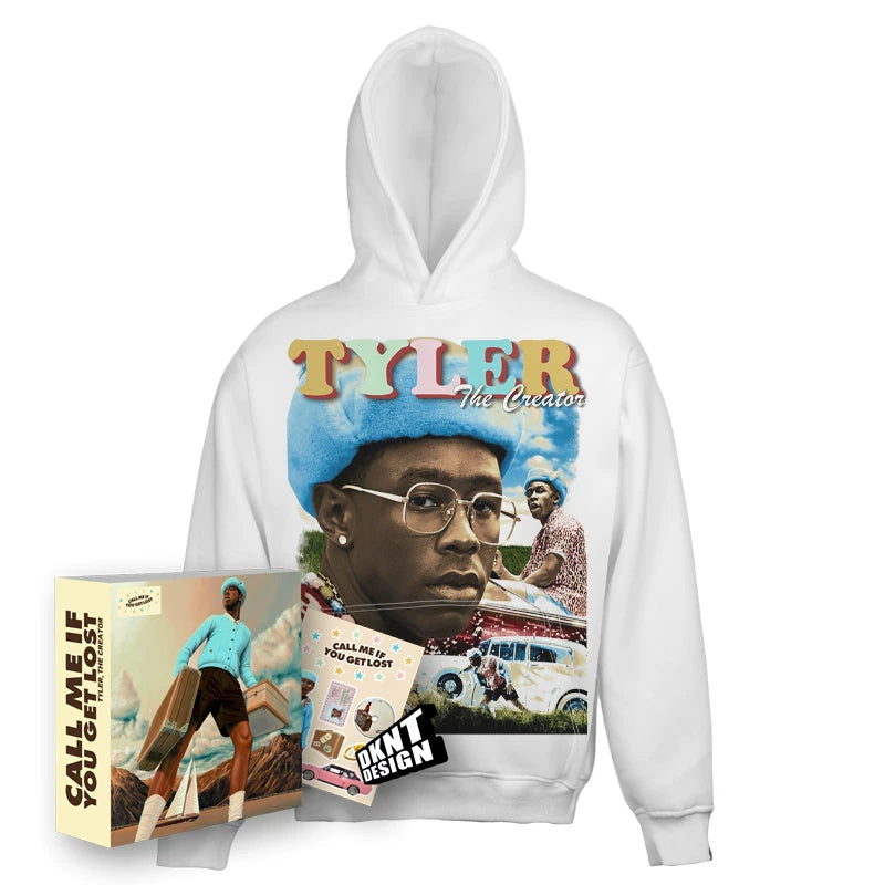 Unisex Tyler The Creator Call Me Fleece Pullover Hoodie