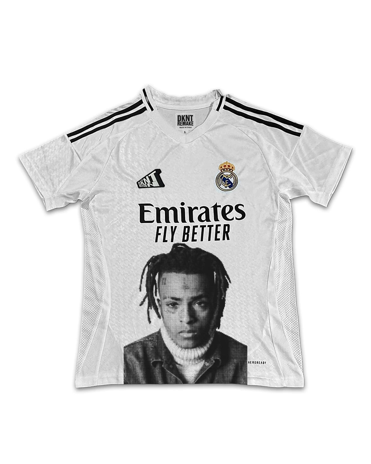 Unisex Rapper Graphic Hip Hop Loose Soccer Jersey T-Shirt