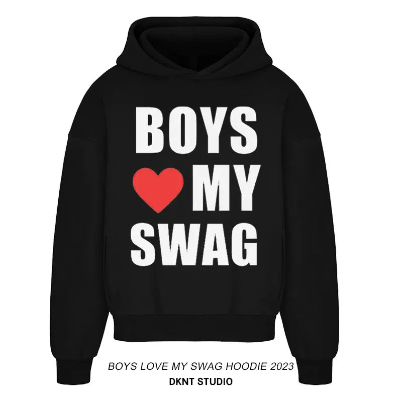 Unisex American Y2K Hip-Hop Rap Fleece Pullover Hoodie