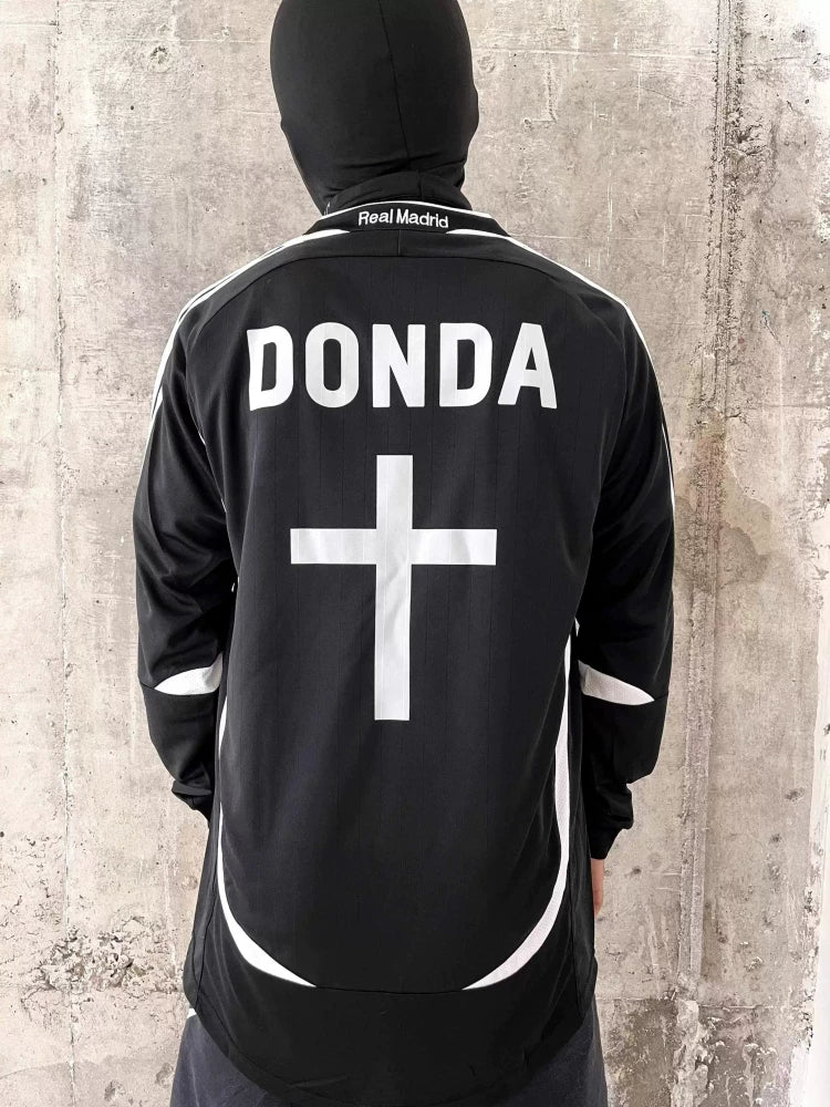 Unisex Kanye Portrait Remake Football Jersey T-Shirt