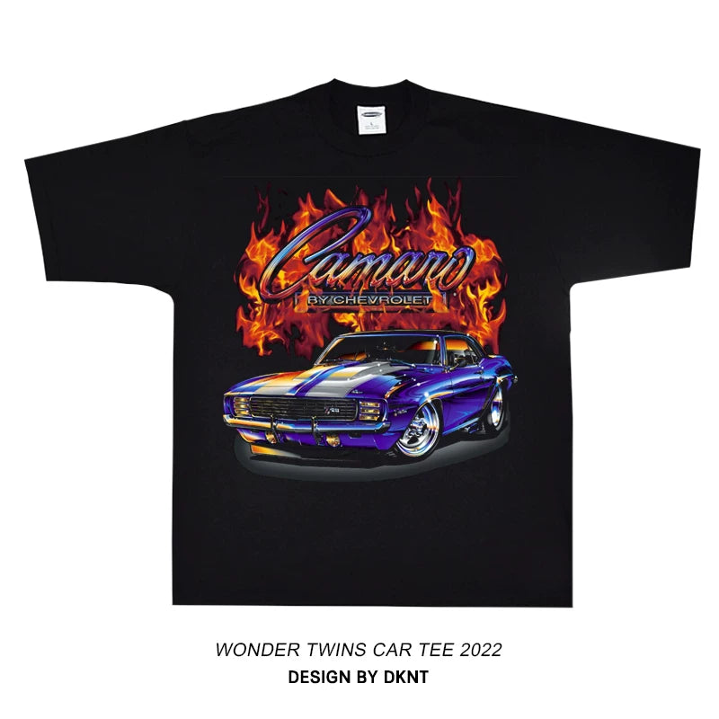 Unisex Racing Car Hip-Hop Oversize Short-Sleeve T-Shirt