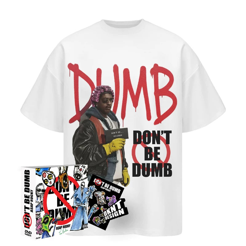 Unisex DONT BE DUMB A$AP ROCKY Heavyweight Cotton T-Shirt