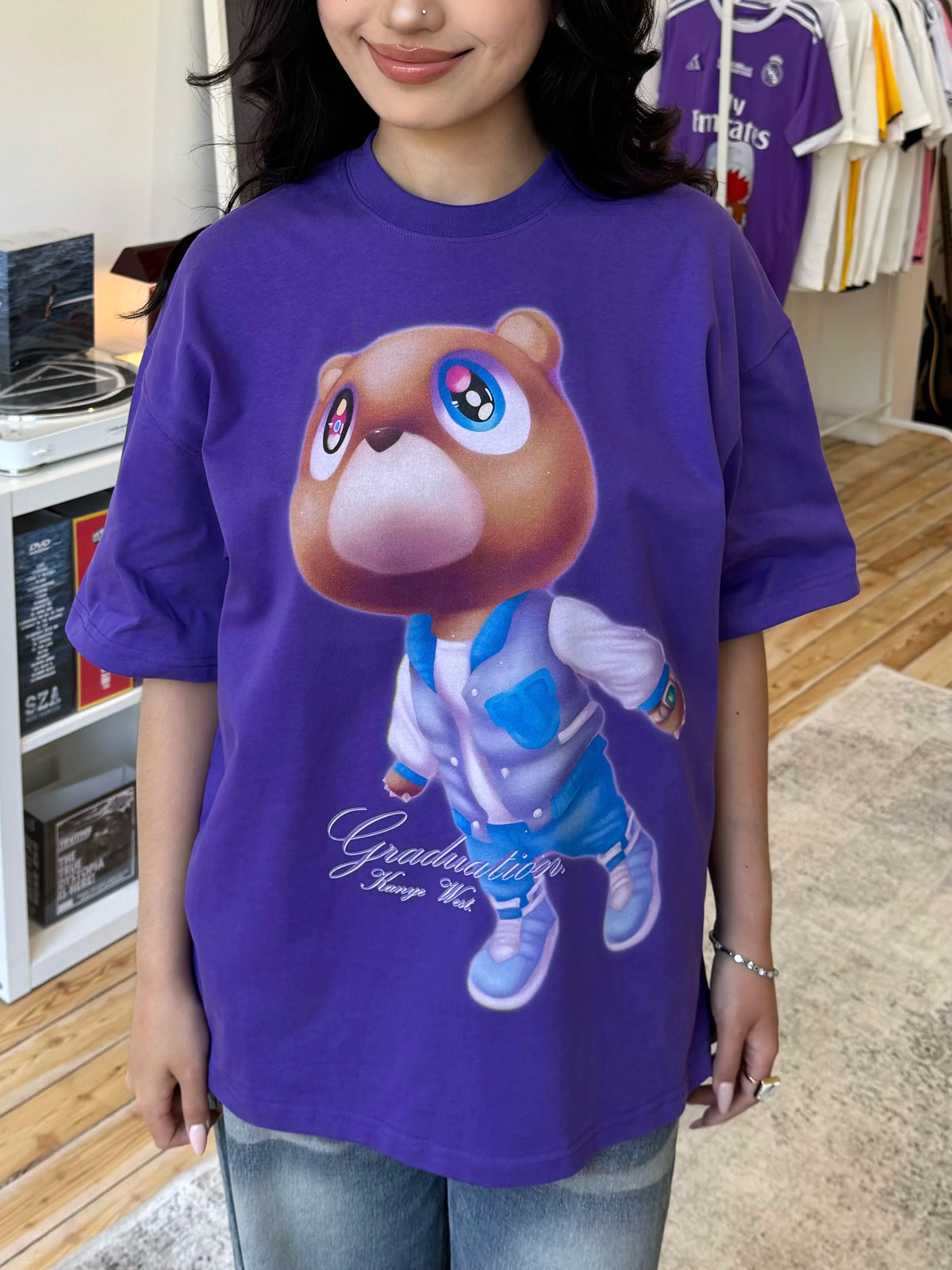 Unisex GRADUATION Bear Cotton American Short-Sleeve T-Shirt