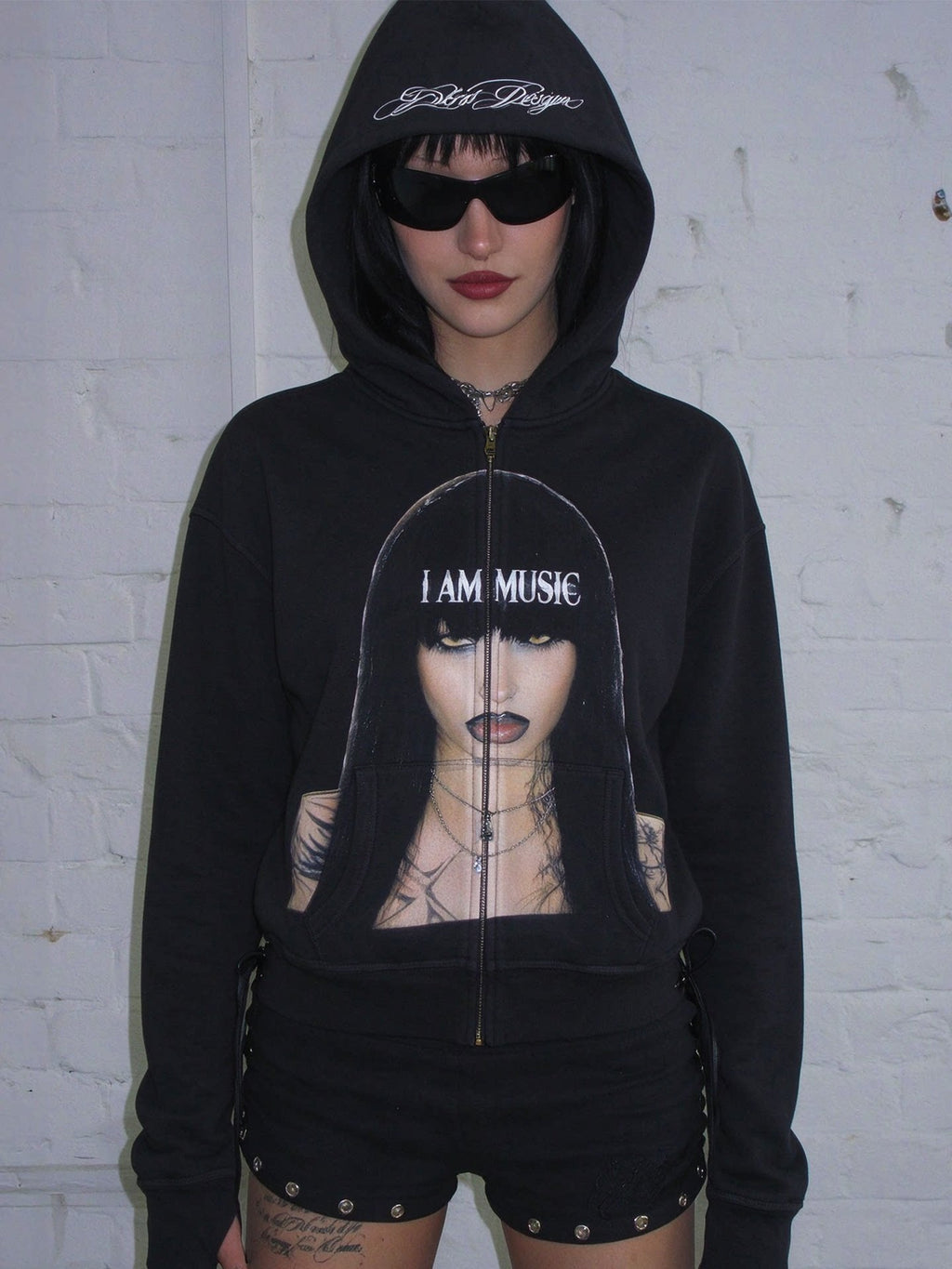 Unisex Playboi Carti I Am Music Waffle Fleece Hoodie