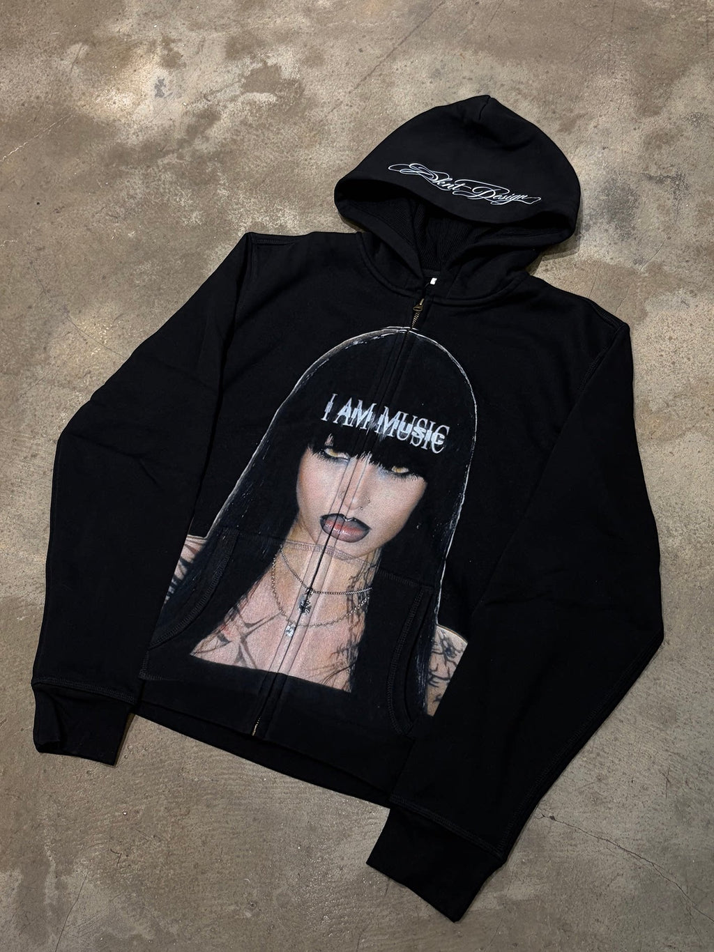 Unisex Playboi Carti I Am Music Waffle Fleece Hoodie