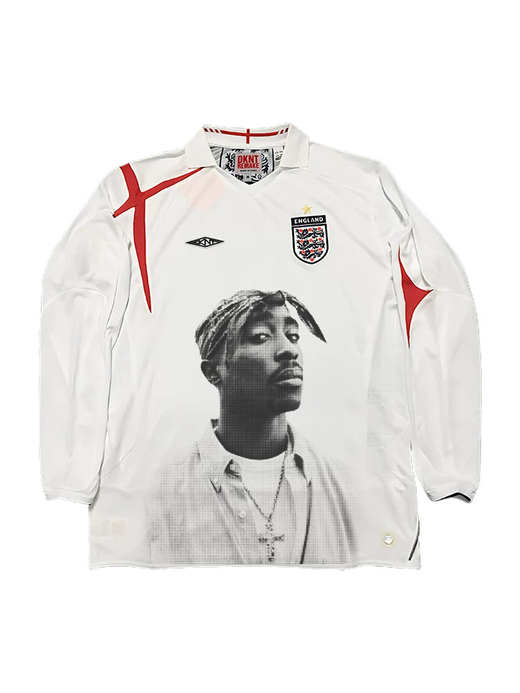 Unisex Rapper Graphic Remake Football Jersey Short-Sleeve T-Shirt