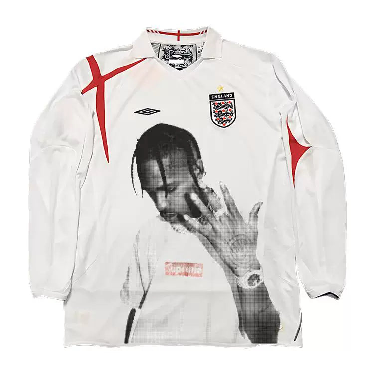 Unisex Retro Blokecore Long-Sleeve Football Jersey