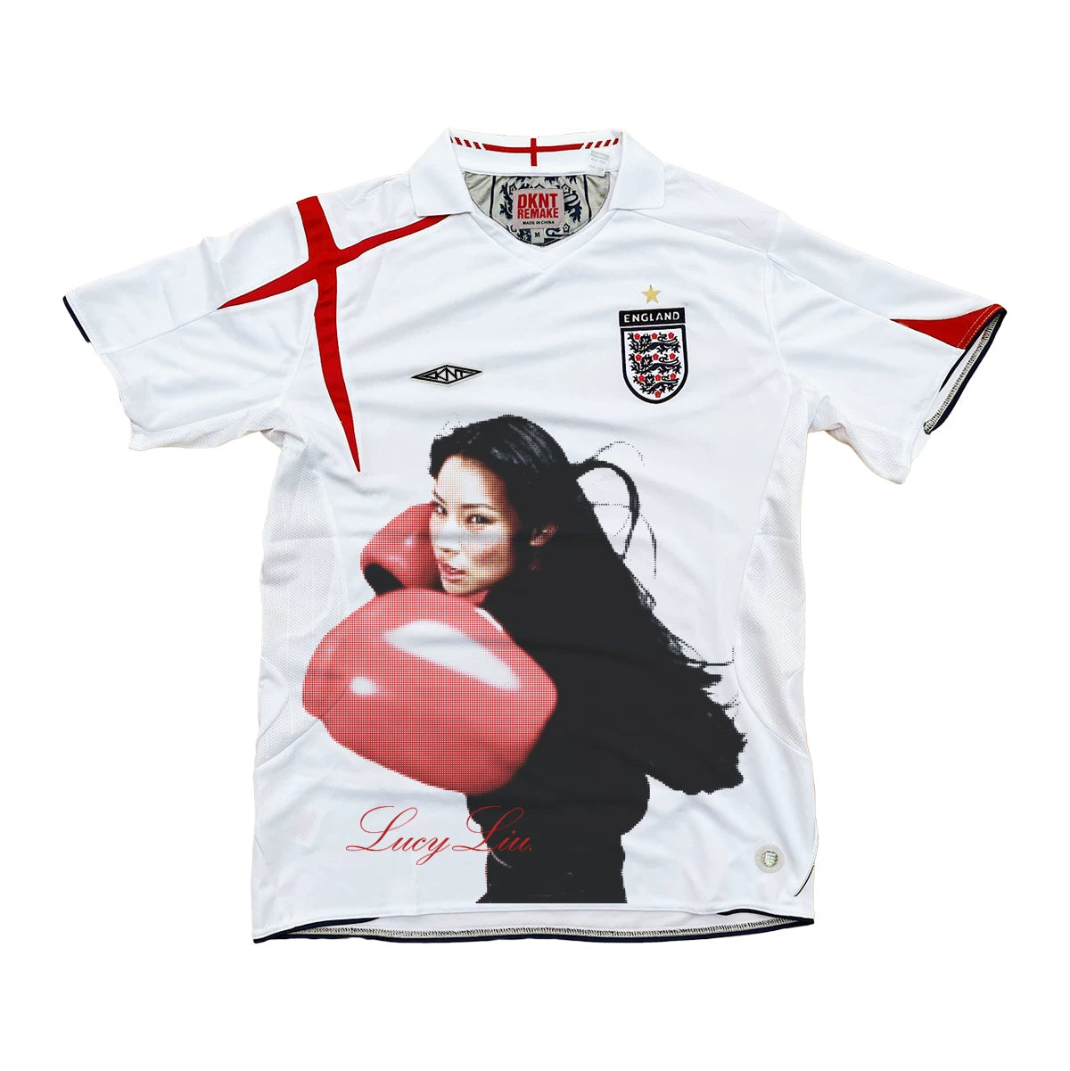 Unisex Lucy Liu Portrait Retro Blokecore Jersey