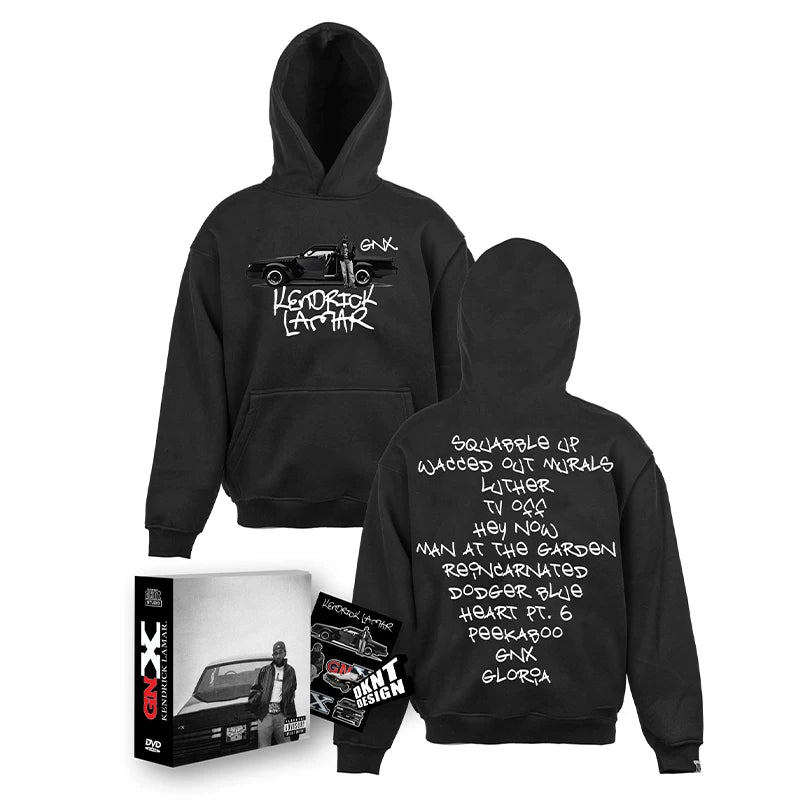 Unisex Kendrick Lamar GNX SZA Graffiti Fleece Hoodie