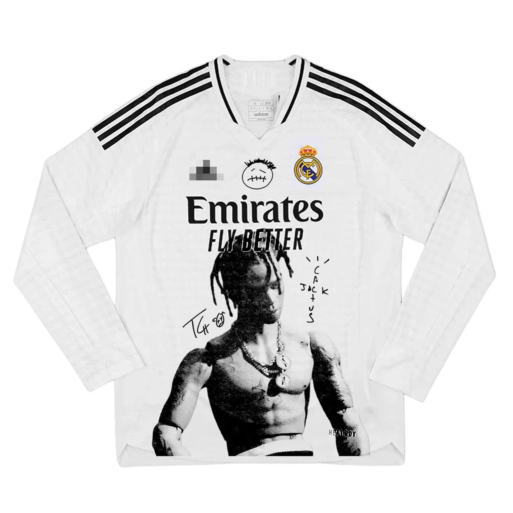 Unisex Retro Blokecore Long-Sleeve Football Jersey