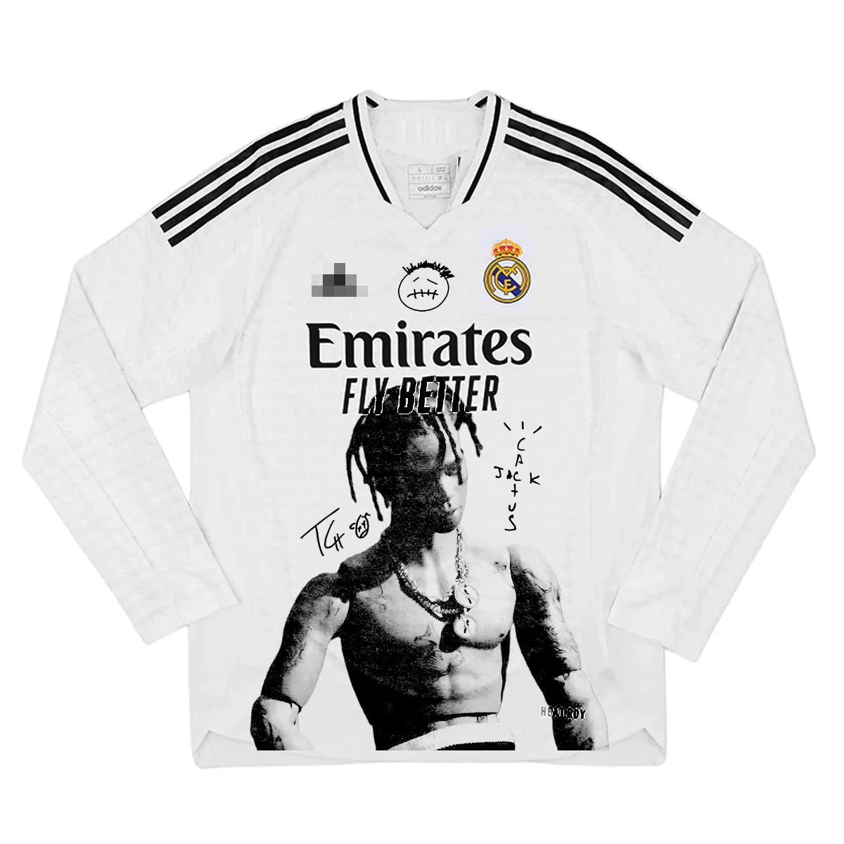 Unisex Retro Blokecore Long-Sleeve Football Jersey