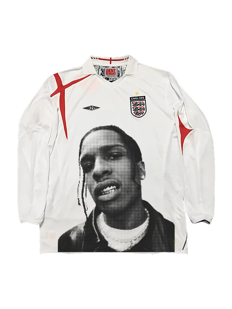Unisex Rapper Graphic Remake Football Jersey Short-Sleeve T-Shirt