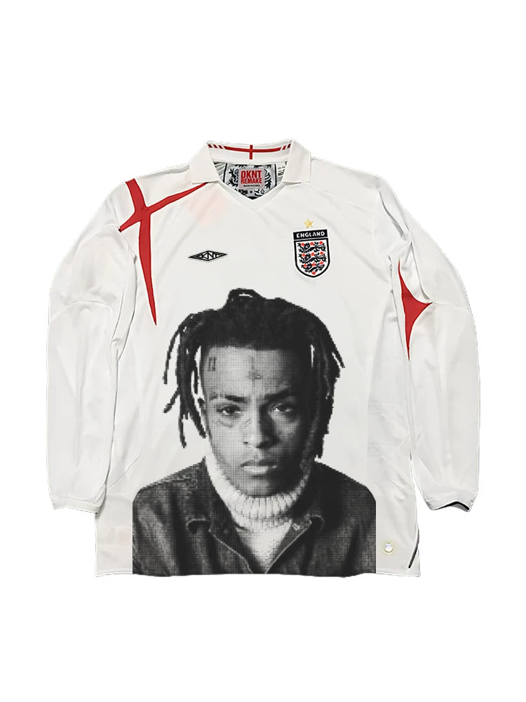 Unisex Rapper Graphic Remake Football Jersey Short-Sleeve T-Shirt