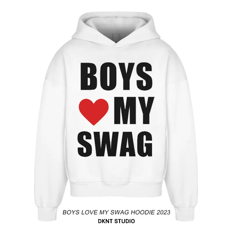 Unisex American Y2K Hip-Hop Rap Fleece Pullover Hoodie