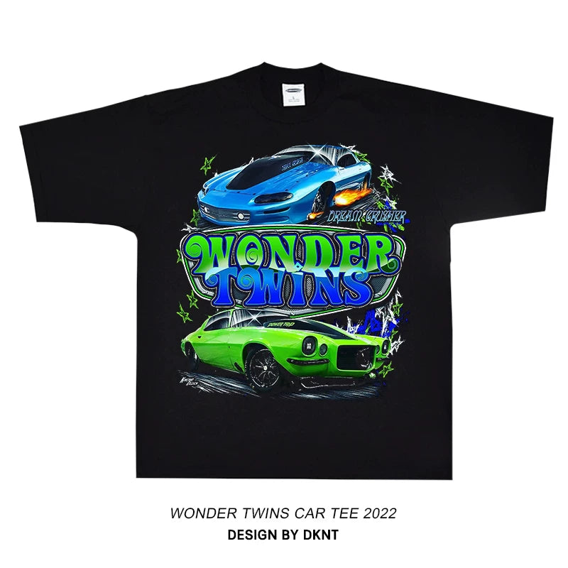 Unisex Racing Car Hip-Hop Oversize Short-Sleeve T-Shirt