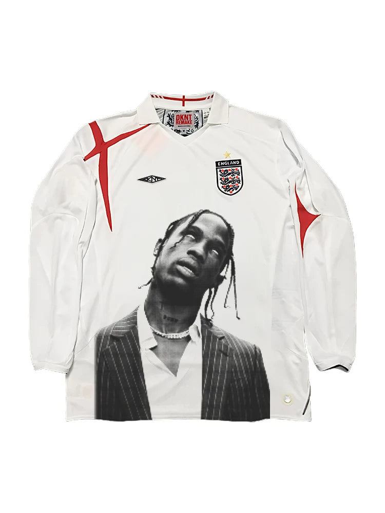 Unisex Rapper Graphic Remake Football Jersey Short-Sleeve T-Shirt