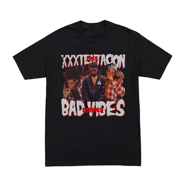 Unisex Hip Hop Vintage Heavyweight Cotton T-Shirt